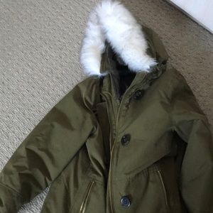 zara girls winter coat
